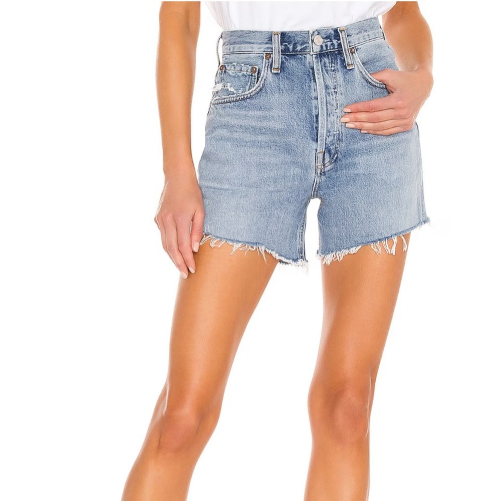 NWT Agolde Riley Jean Shorts, size 26, in color Snapshot